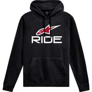 HOODIE RIDE 4 BK/W/RD 2X
