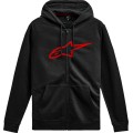 HOODIE ZIP AGELESS V3 BLK/RD XL