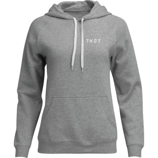 HOODIE WOMENS TRAX HTR GY MD