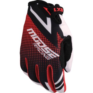GLOVE YOUTH SX1 RED/BLACK XS