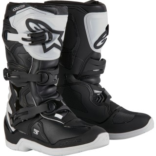 BOOT TECH3S YTH WHT/BLK 6