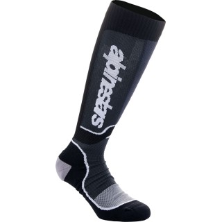 SOCK MX PLUS BLACK/WHT S