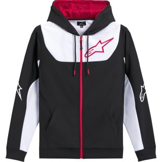 HOODIE ZIP SESSIONS V3 BLK/WHT
