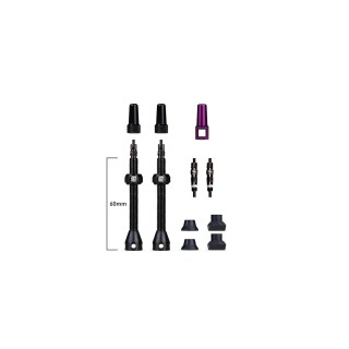 Ventilių bekamerinių komplektas Barkeeper Tubeless Valves 60 mm