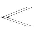 Skydelių tvirtinimo laikikliai 26"-28" Bluemels Basic