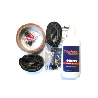 Bekamerinių padangų sandarinimo komplektas Tubeless Supra 26"