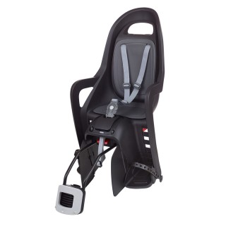 Dviračio kėdutė Polisport Groovy RS+ ant rėmo, su miego funkcija 22kg (juoda)