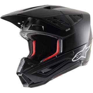 HELMET SM5 SOLID BLACK M