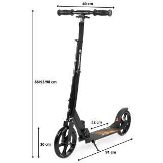 Paspirtukas HyperMotion Vibe black