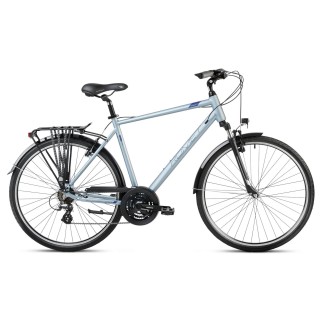 Dviratis Romet Wagant 1 2025 silver-blue-21" / L