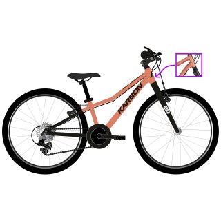 Dviratis Karbon Superlight 24 copper