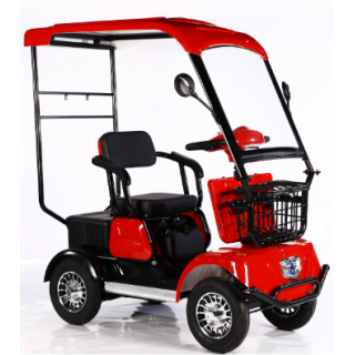 Elektrinis trivietis keturratis motoroleris su stogu FL-02