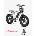 Dviratis 20" elektrinis Engwe M20 viena baterija baltas