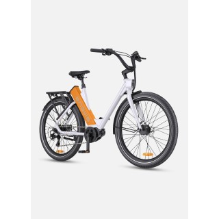 Dviratis 27,5" elektrinis Engwe P275 ST balta/oranžinė