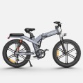 Dviratis 26" elektrinis Engwe X26 dviguba baterija pilkas