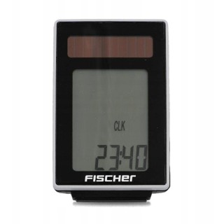 Dviračio kompiuteris FISCHER Solar // 22 funkcijų, belaidis, su saulės baterija