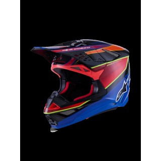 HELMET S-M10 ERA BLUE/RED/YL 2