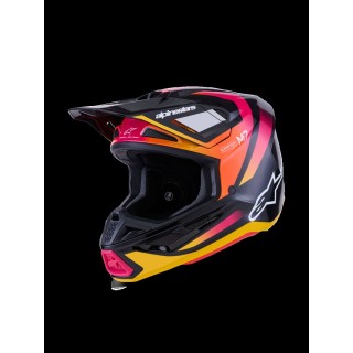 HELMET SM7 RISE BLK/YL/PINK XL