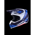 HELMET SM7 RISE BLUE/WHITE XS
