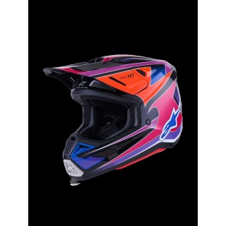 HELMET SM7 FUSE BLU/PU/PINK XL