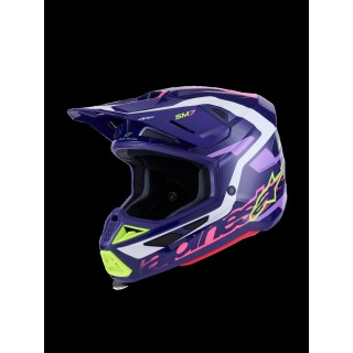 HELMET SM7 DEED PURPLE/PINK M