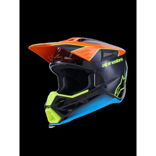 HELMET SM3 FRAY BLK/OR/YL S