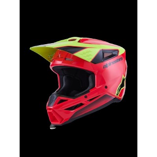 HELMET SM3 FRAY RED/YL/BLK XL