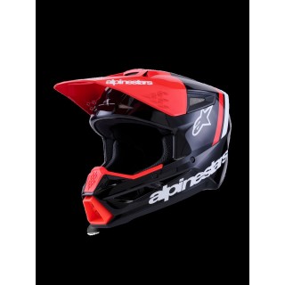 HELMET SM3 RADIUM BLK/RED/WH 2