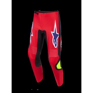 PANT FLUID GRID RED/BLK/PURP 4