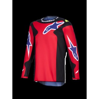 JERSEY FLUID GRID RED/BLK/PURP