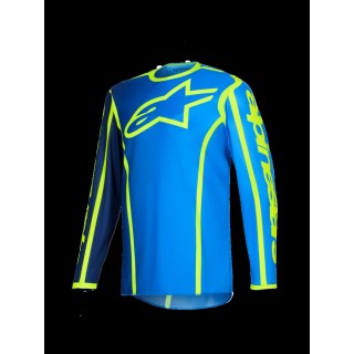 JERSEY FLUID APEX BLUE/YEL S