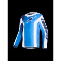 JERSEY YTH FLUID PORTL BLUE/WH