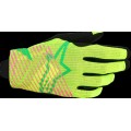 GLOVES RADAR PRO GRN/YELL/PNK