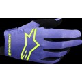 GLOVES RADAR PURPLE/YELLOW M