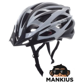 HELMET BICYCLE L SILVER/BLACK