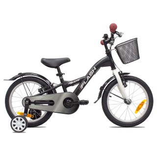 4KIDS Flash 16" // 1G, dydis 9.5" (24 cm) (juoda)