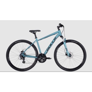 Dviratis 28 Bulls Crossbike 1 vyr. 24g mėlynas - xxl