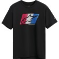 TEE SS CSF GLOBAL BLACK/RD/WH/