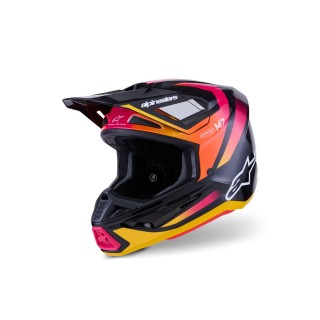 HELMET SM7 RISE BLK/YL/PINK M