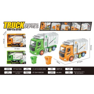 Garbage Truck with Lights and Sounds Green