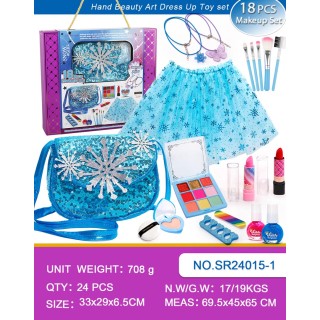 Makeup Set + Ice Blue Dress