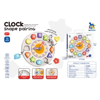Clock for the Youngest Different Shapes