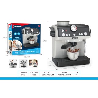 Coffee Maker Gray with Light and Sound Function