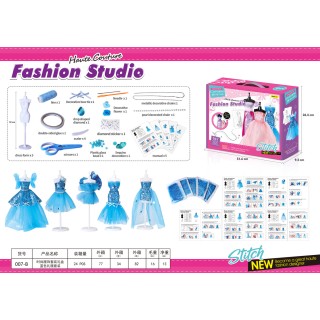 Little Designer Kit, Blue Materials + Accessories