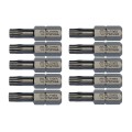 Antgalis TORX 1/4" (6.3mm), T25 x25mmL 10vnt.