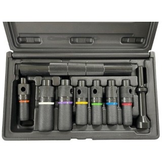 Specialių smūginių galvučių rinkinys šarnyrams 9vnt. M-10 - M-18