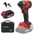 Akumuliatorinis smūginis suktuvas 1/4'' HEX 20V LI-ION (plastikinė dėžė)