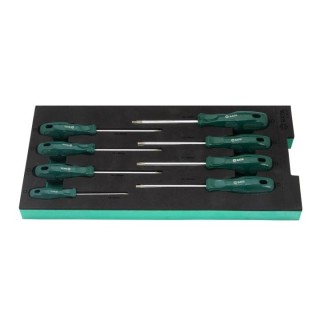 Padėklas. Atsuktuvų TORX rinkinys 8vnt.