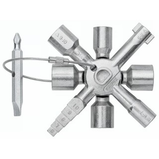 Universalus raktas elektros spintoms KNIPEX TwinKey