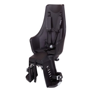 Dviračio kėdutė BoBike Exclusive Maxi Plus // su galiniu žibintu, tvirtinimas ant bagažinės (juoda)